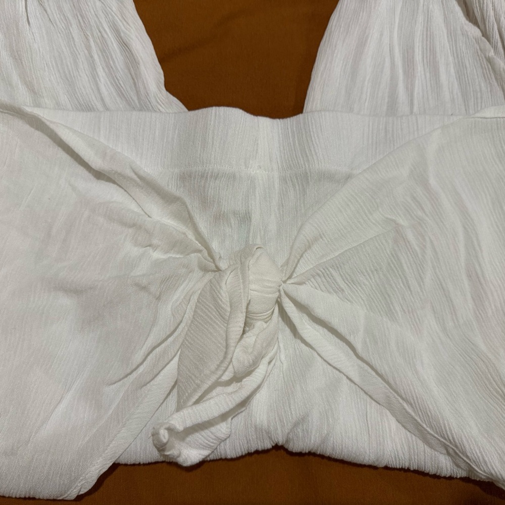 Kona Sol White Swim Coverup Pants - Picture 3 of 3